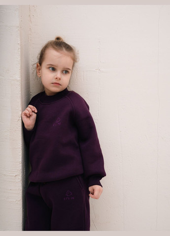 Бордовый демисезонный костюм детский утепленный it’s me с карманами бургунди брючный It's ME ONE