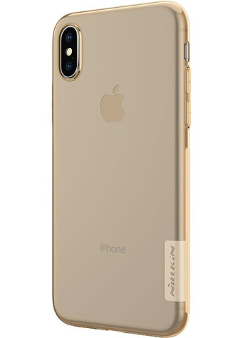 Чехолнакладка TPU Nature Case Apple iPhone X Brown Nillkin (301781785)
