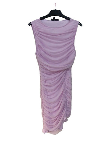 Фиолетовое кэжуал платье с микро-дефектом Missguided однотонное