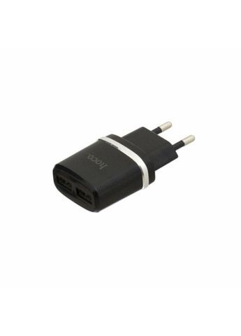 Блок для зарядки C12 Smart dual USB charger Black Hoco (367724286)