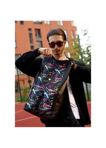 Мужской рюкзак ролл RollTop LZT принт "ABSTRACT" Sambag (329692779)