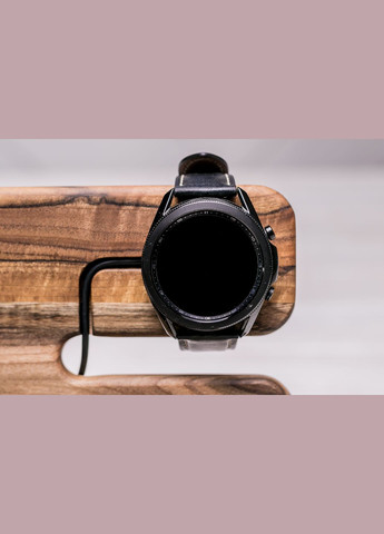 Бездротовий зарядний пристрій Samsung «Dock station Galaxy» Зарядна станція з іменним логотипом EcoWalnut (294052421)