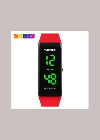 Годинник електронний 1265 Червоний PTR Skmei (317594972)