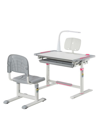 Комплект FunDesk парта + стілець трансформери Cubby Lupin Pink (353686421)