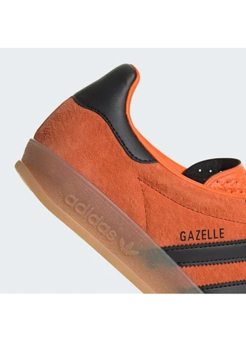 Оранжевые кроссовки gazelle indoor shoes orange ji3905 adidas