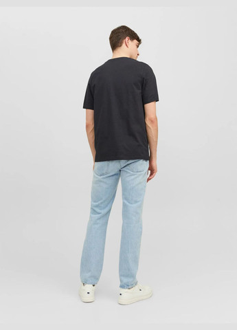 Чорна футболка JACK&JONES Afterlife 12241950