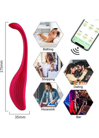 Яркое cмарт виброяйцо Love Spouse – Смарт вибраторы No Brand (370611884)