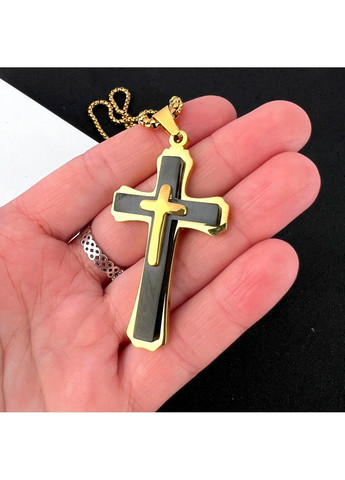 Крестик из нержавеющей медицинской стали PSC-062 No Brand (351503713)