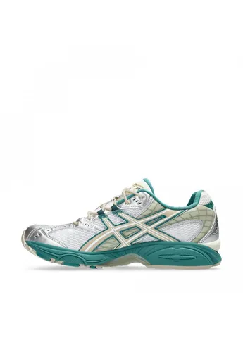 Цветные всесезонные кроссовки gel-nimbus 10.1 natural/green 1203a543-102 Asics