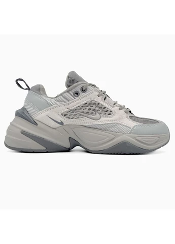 Сірі літні кросівки nike m2k grey найк м2к текно сірі No Brand