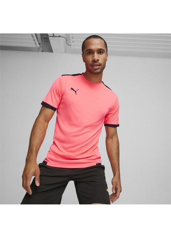 Рожева футболка teamliga men's football jersey Puma