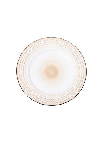 Тарелка десертная керамическая 20,5 см в стиле ретро, белый TS Kitchen (322503861)