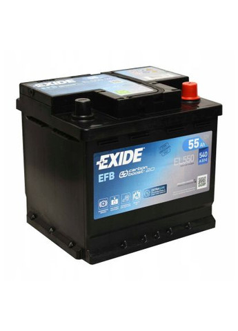 Акумулятор автомобільний (EL550) Exide START-STOP EFB 55A (369883674)