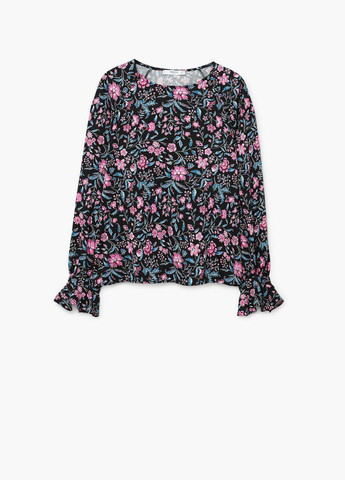 Чорна блуза Mango