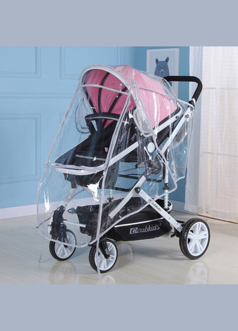 Дождевик для коляски люлька с окошком на молнии размер L Lelik™ No Brand (300572955)