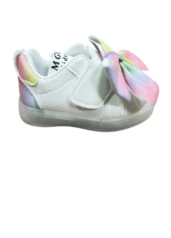 Детские кроссовки с подсветкой подошвы и декоративным бантом. MGO Kidss (390313323)