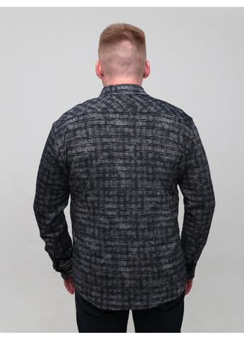 Темно-синяя повседневный рубашка в клетку Jean Piere