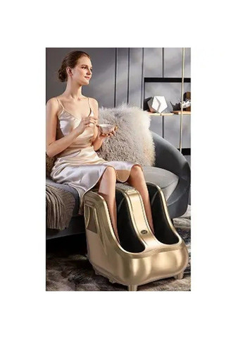 Масажер для ніг Benbo AM-520-LUX (вібрація, компресія, підігрів) Чорний No Brand (332634855)