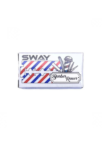 Леза для гоління 20 шт Sway Barber Razor (366873575)