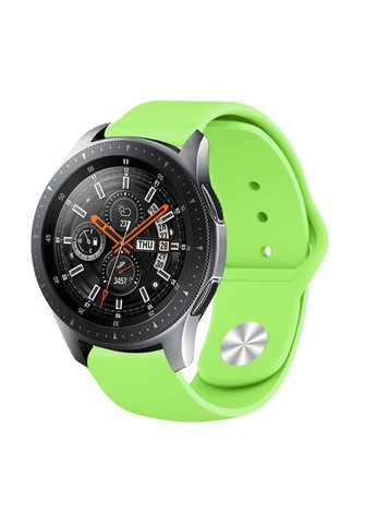 Силіконовий ремінець для Samsung Galaxy Watch 46mm/Watch 3 45mm/Gear S3 Classic/Gear S3 Frontier Lime (706323) BeCover (341486965)