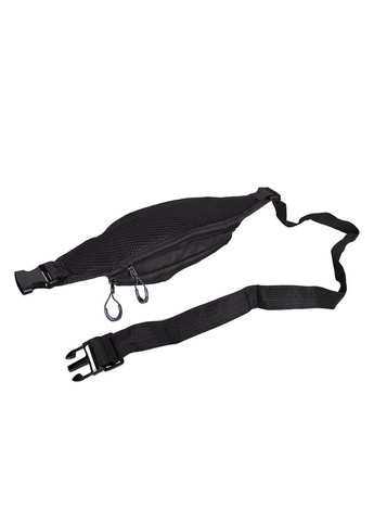 Мужская текстильная сумка на пояс Y319-10Black черная Dovhani (370848553)