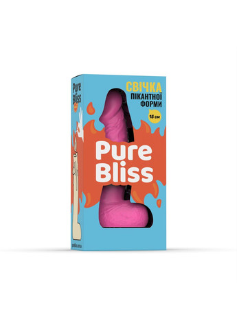 Свеча в виде члена MINI Pink 15 см Pure Bliss (335388235)