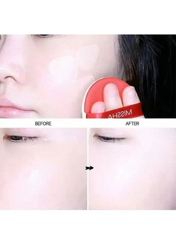 Кушон для обличчя з матовим фінішом Velvet Finish Cushion 21Тон (світло- бежевий) MISSHA (370389527)