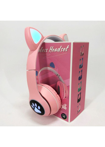 Навушники бездротові дитячі з вушками якісні Cat VZV 23M, Мультяшні навушники з котячими вушками HP-24 No Brand (361375708)