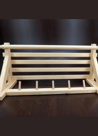 Вішалка для одягу з дерева Ошава бланже (ВДО-001901) No Brand (327849691)