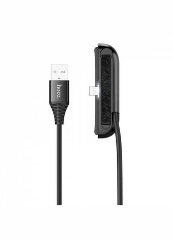 Ігровий кабель з підставкою для iPhone, iPad U66 Lightning (1.2m) Black Hoco (368698077)
