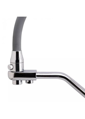 Змішувач для кухні на дві води F4374, сірий/хром Frap (371644827)