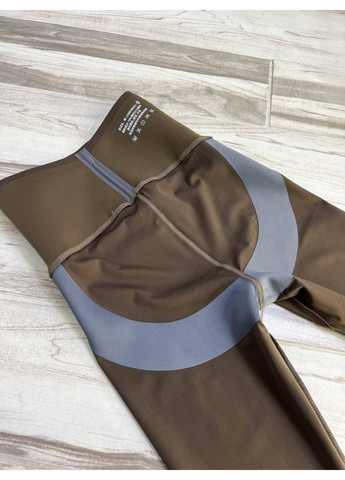 Лосини жіночі You are peri 1929 широкий пояс утяжка пуш ап коричневі No Brand (322111199)