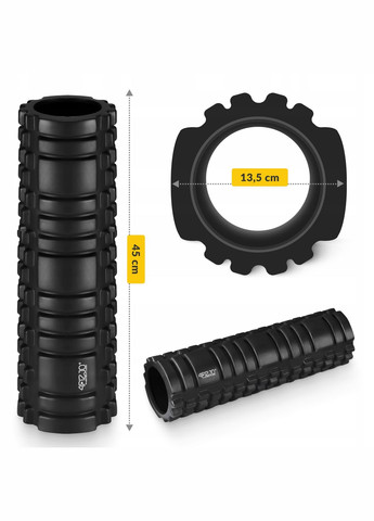 Массажный ролик 45 x 13.5 см (валик, роллер) Black () 4FIZJO P-5907739310545 (341528807)