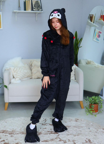 Кігурумі Куромі з вушками та помпонами застібка на ґудзиках для дівчат My Kigu (365452593)