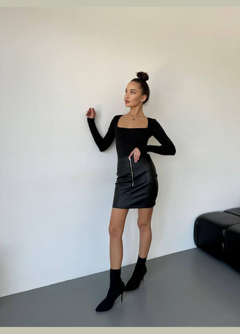 Спідниця жіноча-трансформер, шкіряна, чудова якість тканини та пошиття JUGO Atelier № 031 (303106764)