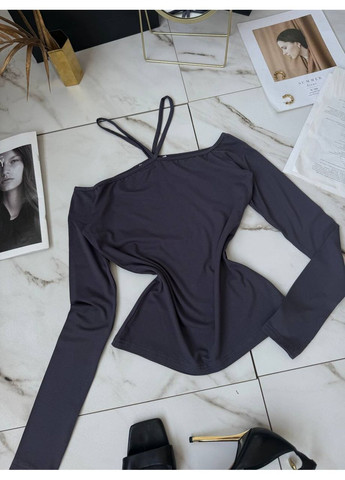 Жіночій лонгслів з відкритими плечима Україна (352009452)