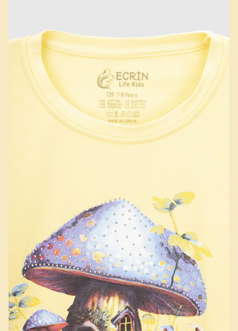Жовта літня футболка Ecrin