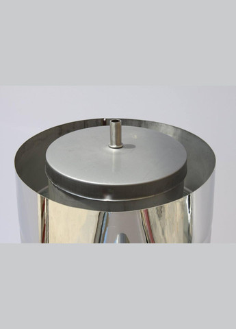 Трійник для димоходу утеплений діаметр 230/300мм нерж/нерж 87гр 0,5мм (сендвіч) AISI 304 Комінвент (317295410)