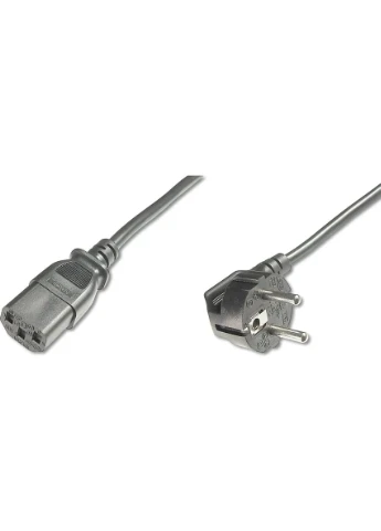 Кабель живлення Schuko 90/M - C13/F, 5м, Digitus (393466012)