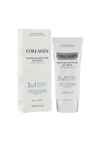 Тональний крем для обличчя BB Колаген Освітлення Collagen 3in1 BB cream 50 мл ENOUGH (289134669)