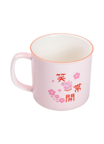 Чашка керамічна Peppa Pig 400 мл рожева Yiwu (360454993)