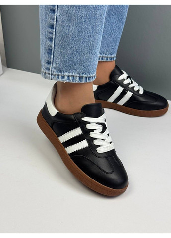 453 Кеды Кожаные Черные Hengji чёрные демисезоны (367960238)