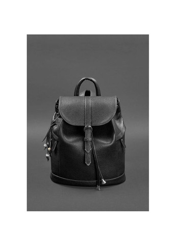 Рюкзак жіночий шкіряний Олсен Чорний BlankNote (301871616)