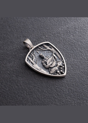 Серебряный кулон Козак Мамай 133264 Oniks (298468757)