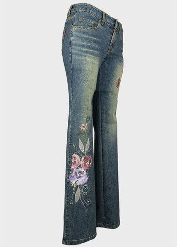 Жіночі вінтажні джинси. Синій Tantra - (272797649)