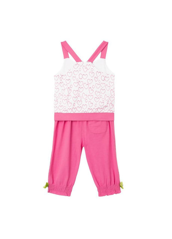 Белый летний костюм бело-розовый Mandarino