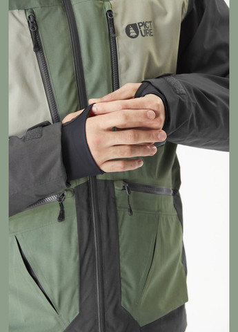 Куртка мужская Naikoon 2024 Серый-Зеленый Picture Organic (278273694)