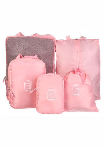 Набор Косметичек дорожных с розовыми тканевыми сумками Unbranded (262977443)