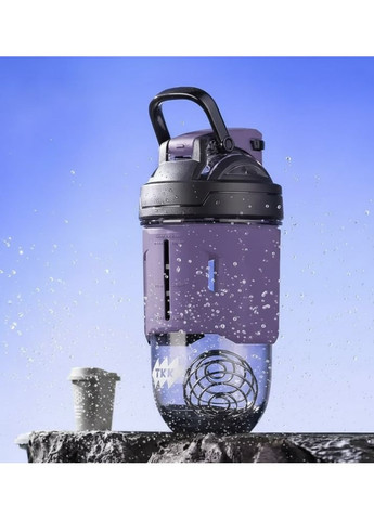 Качественный тритановый шейкер 700 мл для фитнеса. Фиолетовий TKK (303925279)