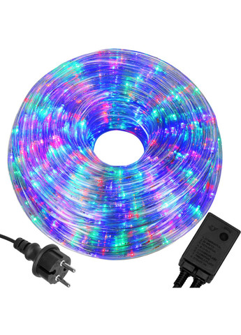 Гірлянда дюралайт вулична (зовнішня) Rope Lights 10 м 240 LED Mix Springos CL1202 (275095397)